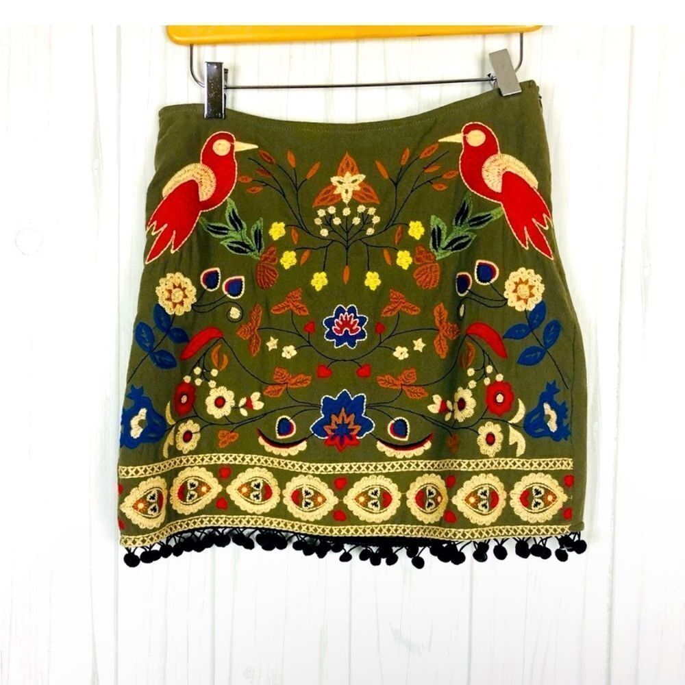 Altar'd State Skirt Floral Embroidered - Picture 2 of 8